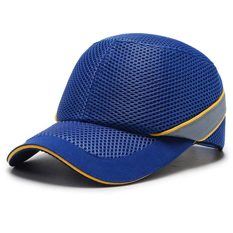 Rote Arbeitssicherheits-Bump Cap - Schutzhelm mit hartem ABS-Innenkern zum Kopfschutz in Zuhause, Arbeit und Fabrik