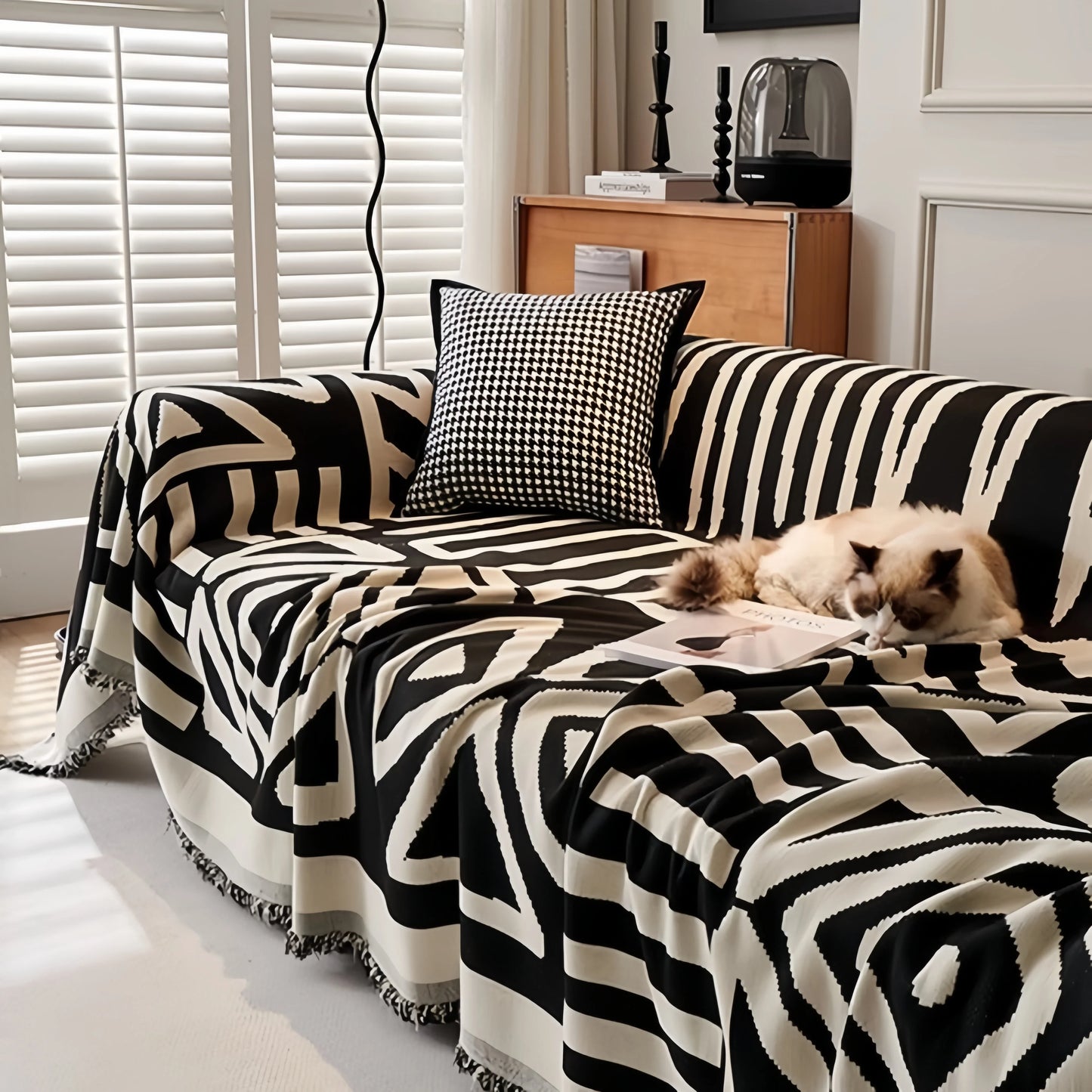 Sandsberg | Sofa Handtuch mit Quasten