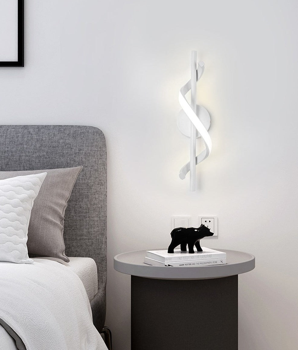 Sandsberg | SpiralLume – Minimalistische LED-Wandleuchte mit modernem Flair