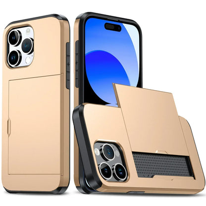 Sandsberg iPhone-Hülle mit Kartenhalter | Schlankes Design | Kartenaufbewahrung | Schutz & Stil