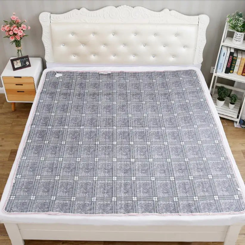 Elektrische Heizmatte für Bett und Boden – Beheizte Matte mit Überhitzungsschutz, ideal für den Winter, Schlafzimmer und Wohnzimmer