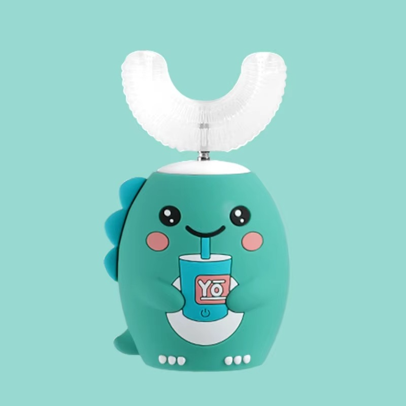 Sandsberg | Kinderfreundliche U-förmige Schallzahnbürste mit Blaulichttechnologie