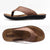 Sommer Schuhe Herren Hausschuhe Echtes Leder Flip-Flops Flache Sandalen Urlaub Rutschfest Schwarz Khaki