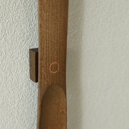 Holz langer Griff magnetischer Schuhlöffel