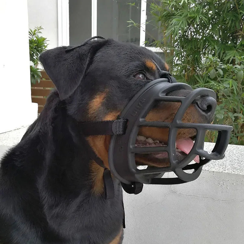 Verstellbarer Silikon-Hundemaulkorb