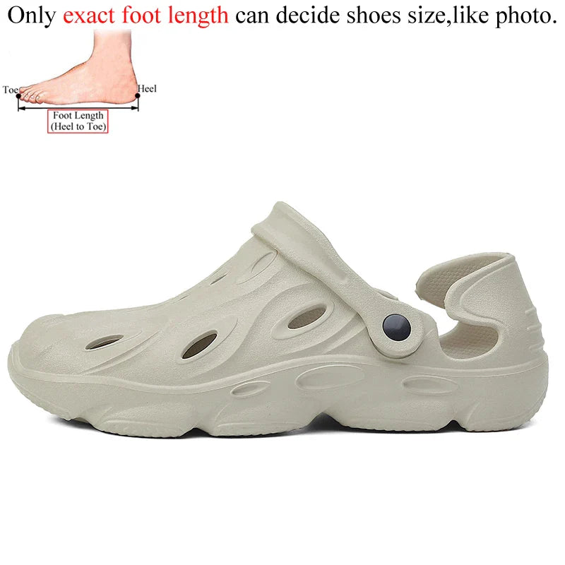 Herren Clogs Strand Sandalen Sommer lässige Garten Schuhe Clog leichtgewicht