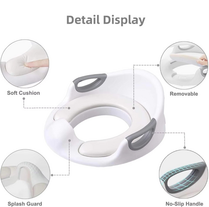 Sandsberg | Sicherer und bequemer Töpfchensitz für Kleinkinder mit leicht zu greifenden Griffen