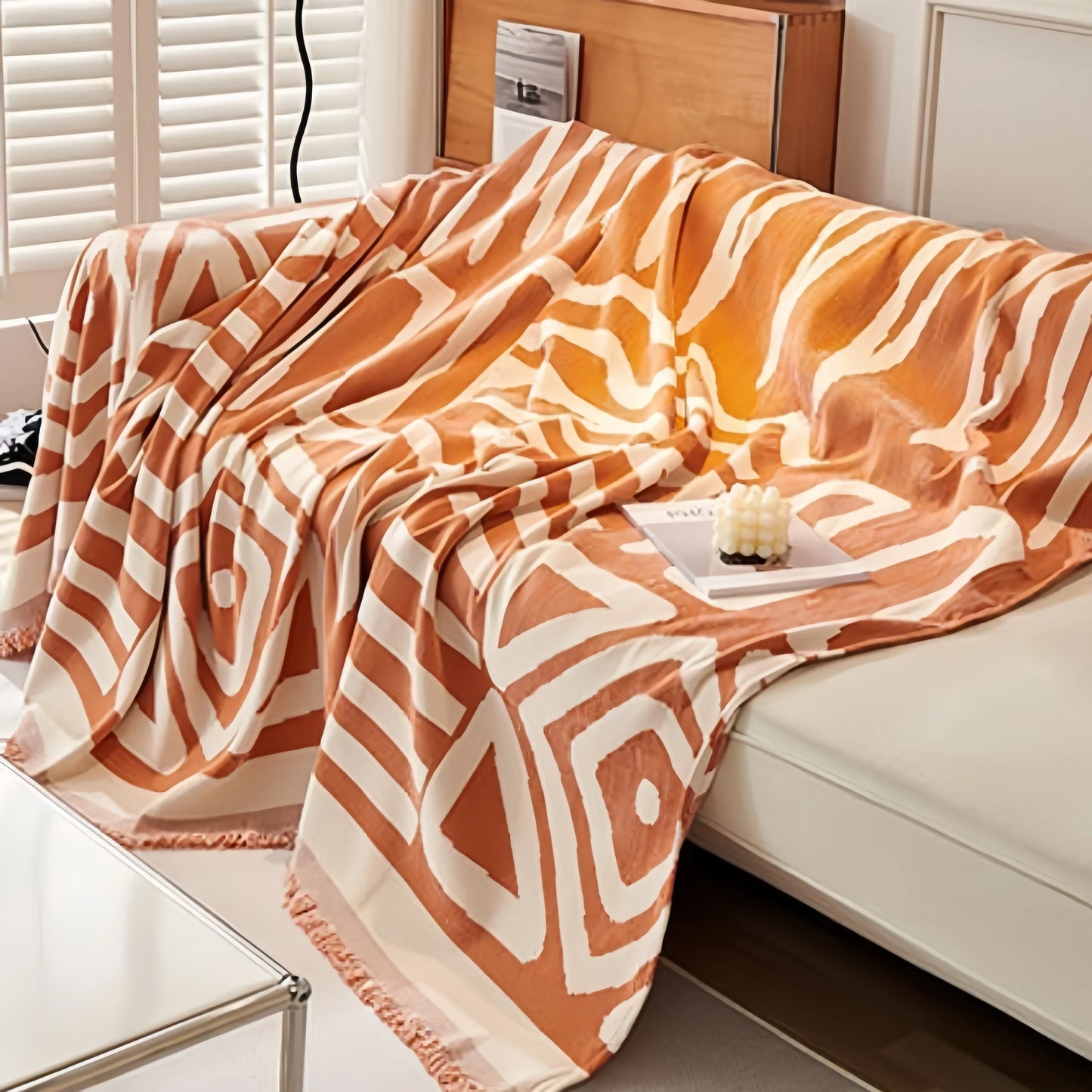 Sandsberg | Sofa Handtuch mit Quasten