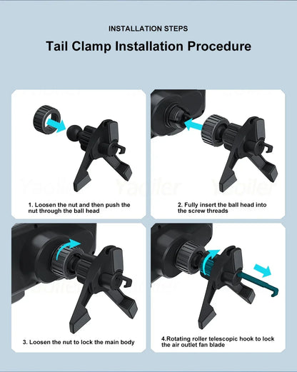 Sandsberg | Kabelloses Schnellladegerät Flip Auto Telefonhalter