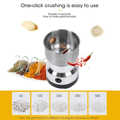 Sandsberg | Mini Elektrischer Grinder – 300ml Ultra-Fine Grinder für Babynahrung, Kaffee, Gewürze, Pfeffer und Körner – 2/4 Klingenoptionen