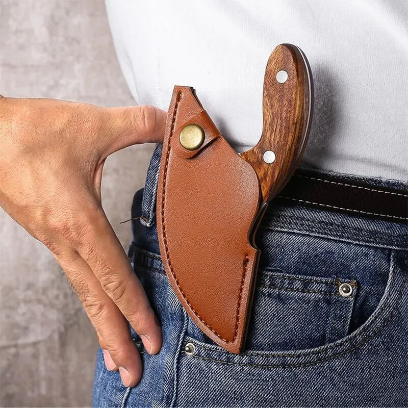 Multifunktionales Fleischmesser | Geschmiedeter Edelstahl | Küchengadget & BBQ Kochwerkzeug | Knochenmesser