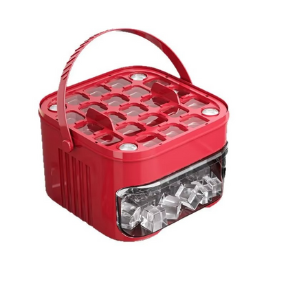 Sandsberg | Große 50-Würfel-Eiswürfelform mit leichtem Deckel zum mühelosen Entnehmen