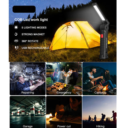 Sandsberg | Zusammenklappbare Magnetische Wiederaufladbare Taschenlampe