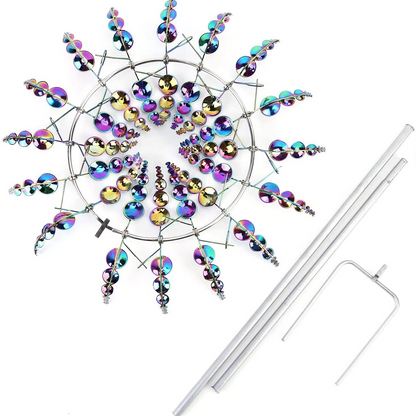 Sandsberg | Verzaubernde solarbetriebene 3D kinetische Windsäule für Gärten