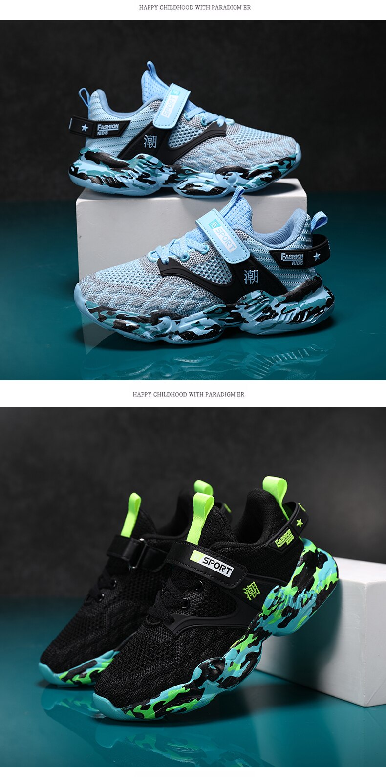 Frühling Kinder Outdoor Sportschuhe Jungen Laufen Gehen Atmungsaktive Weiche Sohle Lässige Leichte Sneakers
