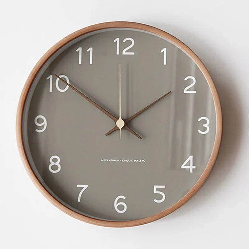 Sandsberg | Wanduhr aus Holz und Glas