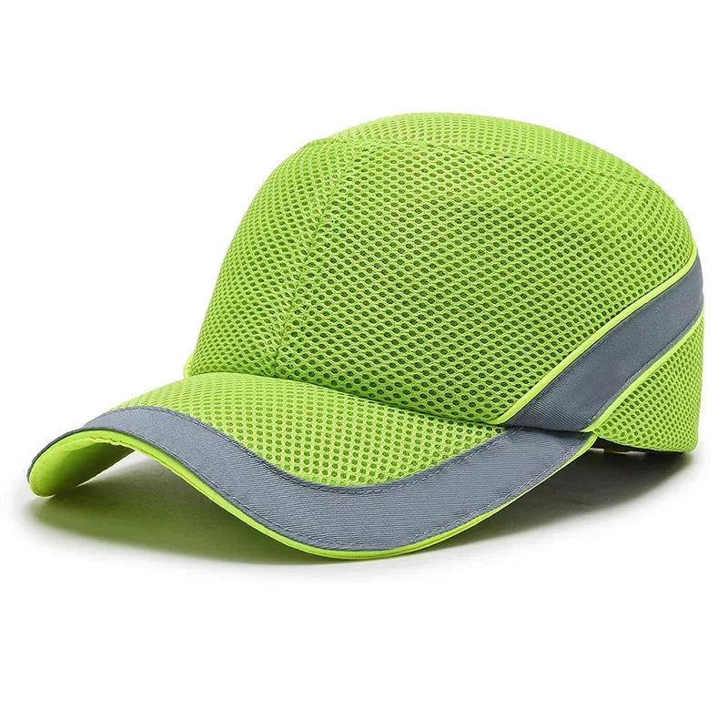 Rote Arbeitssicherheits-Bump Cap - Schutzhelm mit hartem ABS-Innenkern zum Kopfschutz in Zuhause, Arbeit und Fabrik