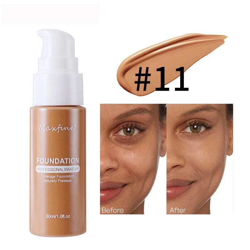 Sandsberg | Flüssige Gesichtsfoundation Creme Öl-Kontrolle BB Creme Matte Basis Aufhellende Concealer Langanhaltende Vollabdeckung Damen Make-up Kosmetik