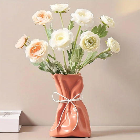 Papiertragetasche Vase