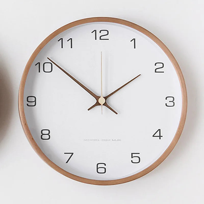 Sandsberg | Wanduhr aus Holz und Glas