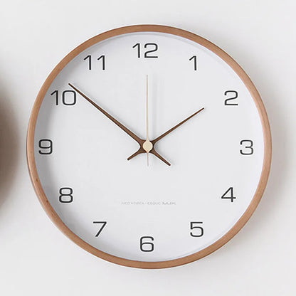 Sandsberg | Wanduhr aus Holz und Glas