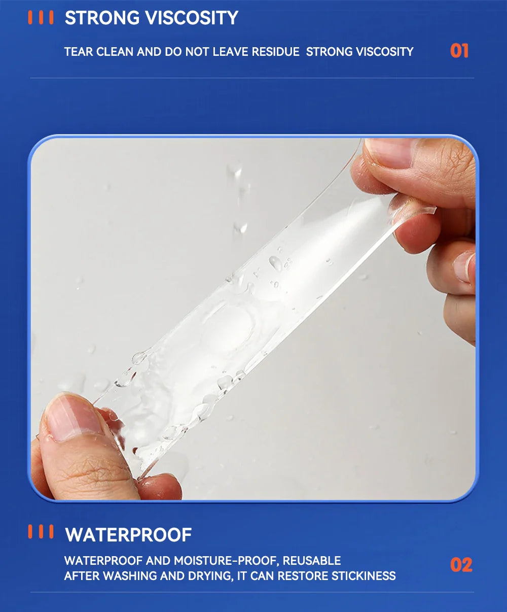 Sandsberg | Doppelseitiges Nano-Klebeband - 2 Stück