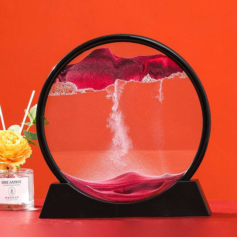 Bewegte 3D-Sandkunst