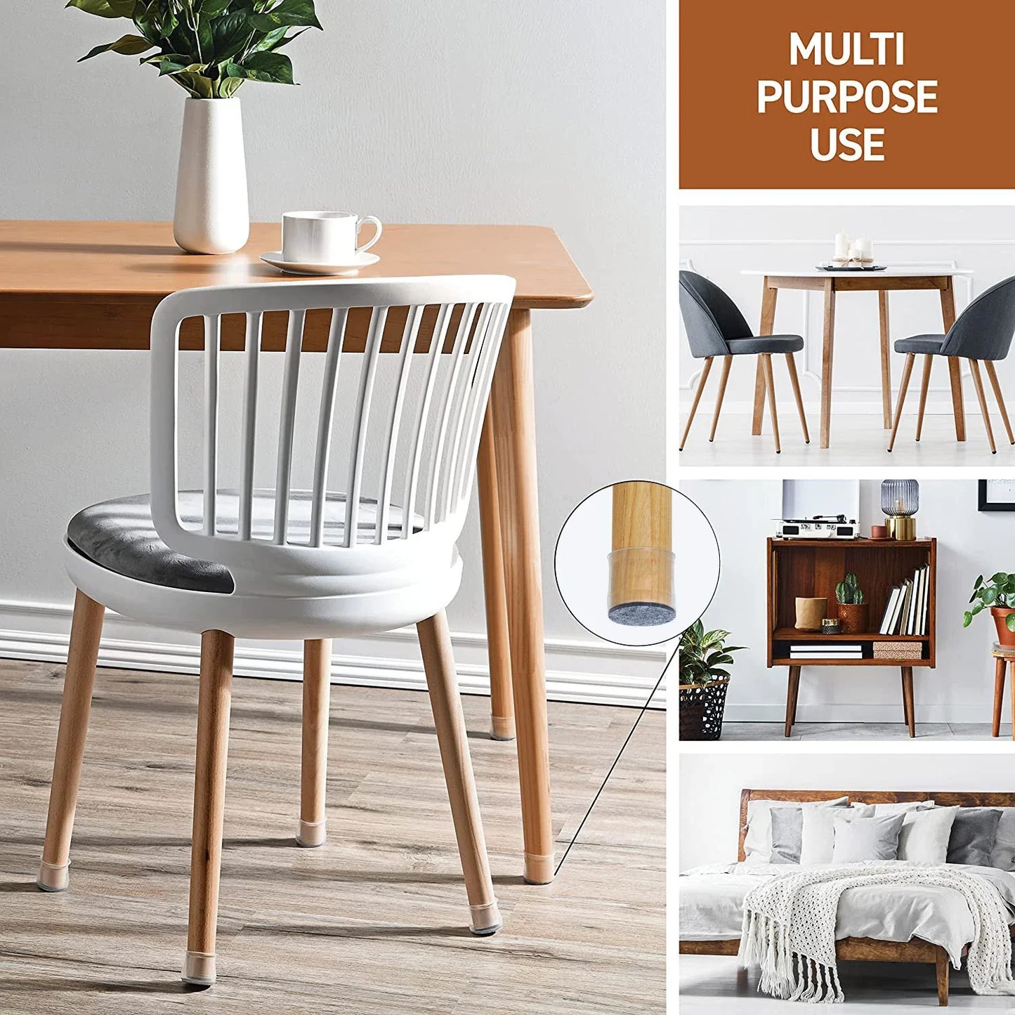 Sandsberg | Silikon Möbelstuhlbeinschutz