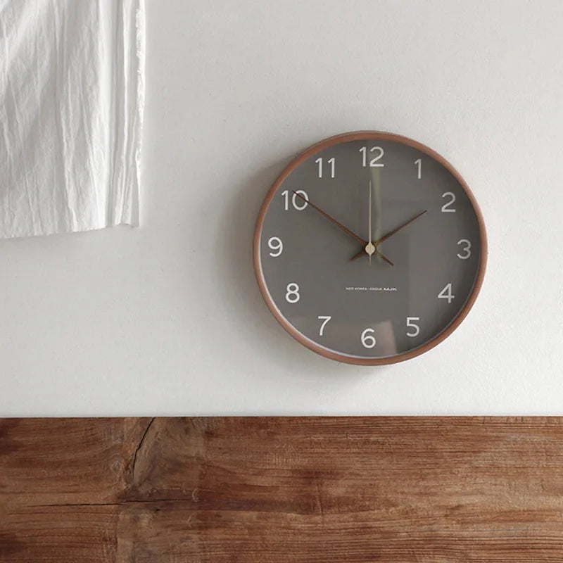 Sandsberg | Wanduhr aus Holz und Glas