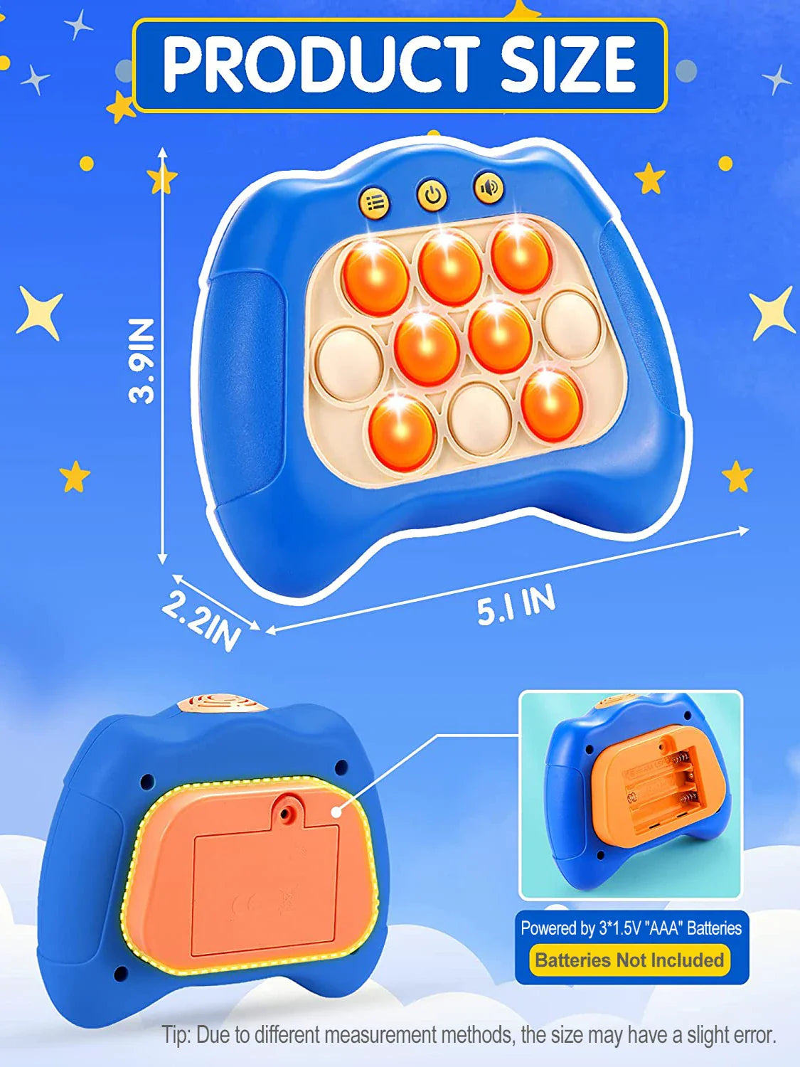 Sandsberg | Musik Pop-Up Fidget Spielzeug