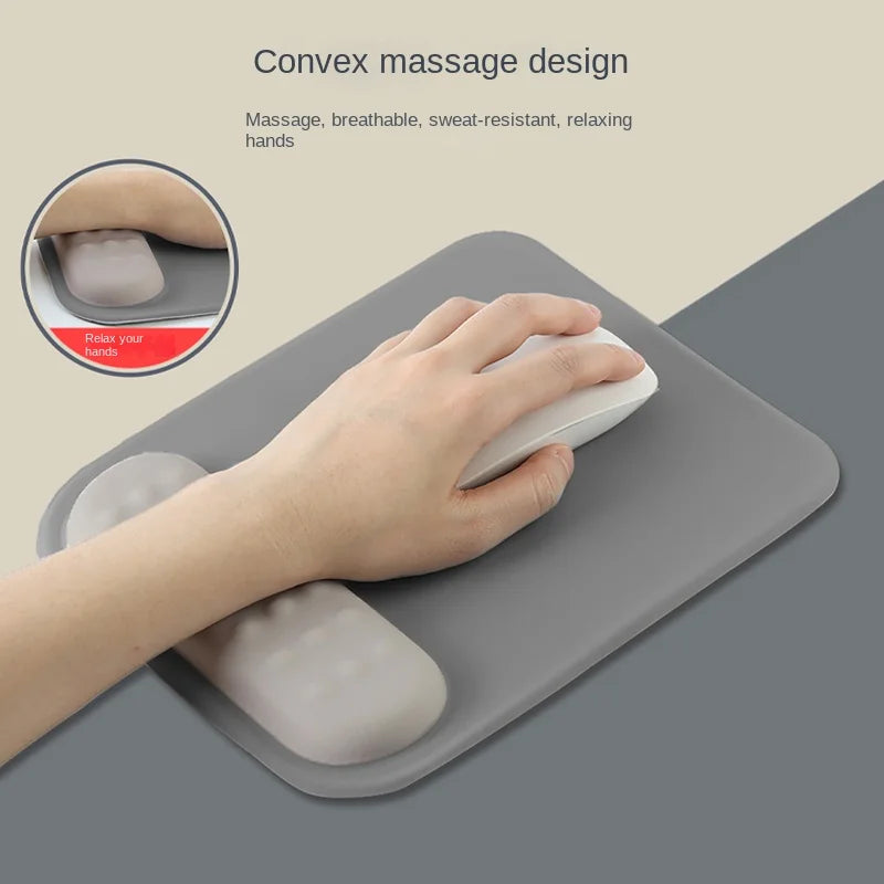 Sandsberg | Ergonomische Mauspad mit Memory-Schaum Handballenauflage & rutschfester Unterlage