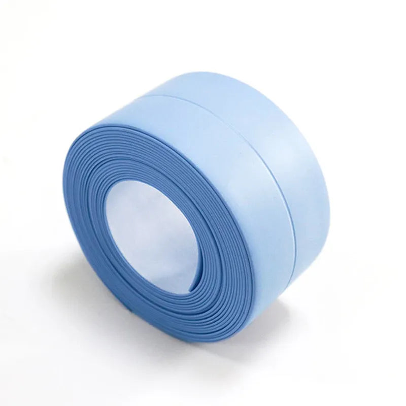 PVC wasserdichter Wandaufkleber - Selbstklebendes Dichtungsband für Küche und Bad, schimmelresistentes Spül- und Herdrissband, Badewannen-Eckenschutz