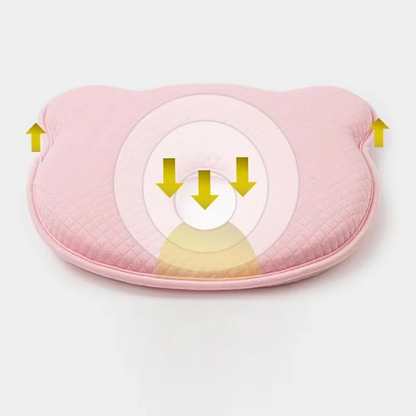 Sandsberg | Reines Baumwolle Memory Foam Babykissen zur Formgebung für alle Jahreszeiten
