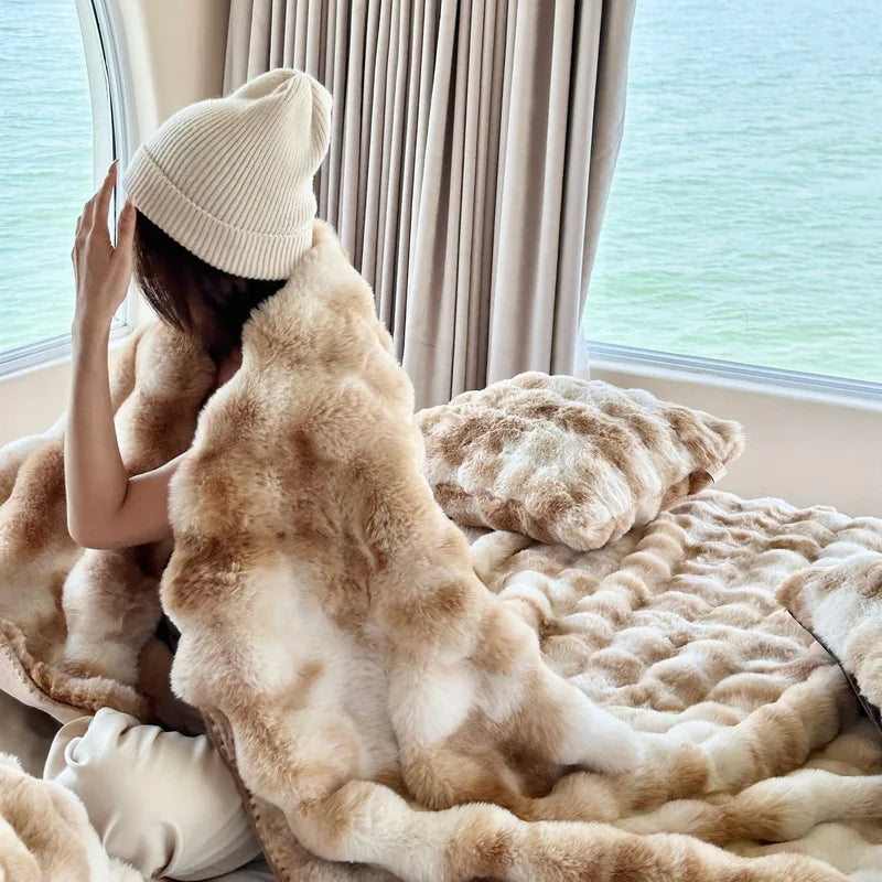 LuxeVelour – Warme Bettbezug für Winterkomfort