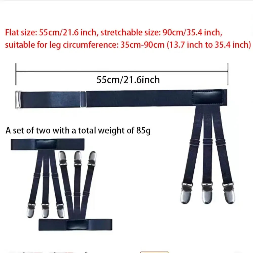 Sandsberg | Unisex rutschfester elastischer Hemdhüftriemen