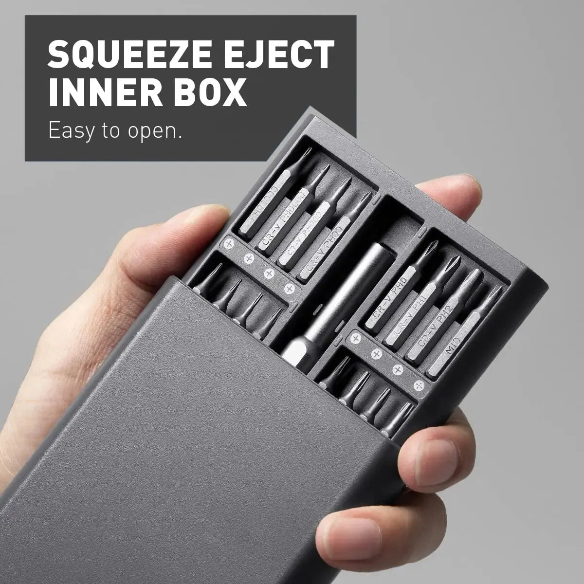 63-in-1 Präzisionsschraubendreher Set: Professionelles Reparaturwerkzeug-Set mit Phillips-, Torx- und magnetischen Schraubendrehereinsätzen - Ideal für iPhone, Uhr, Kamera