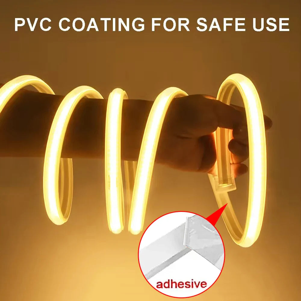 Sandsberg | 220V Hochhelles Wasserdichtes COB LED Band