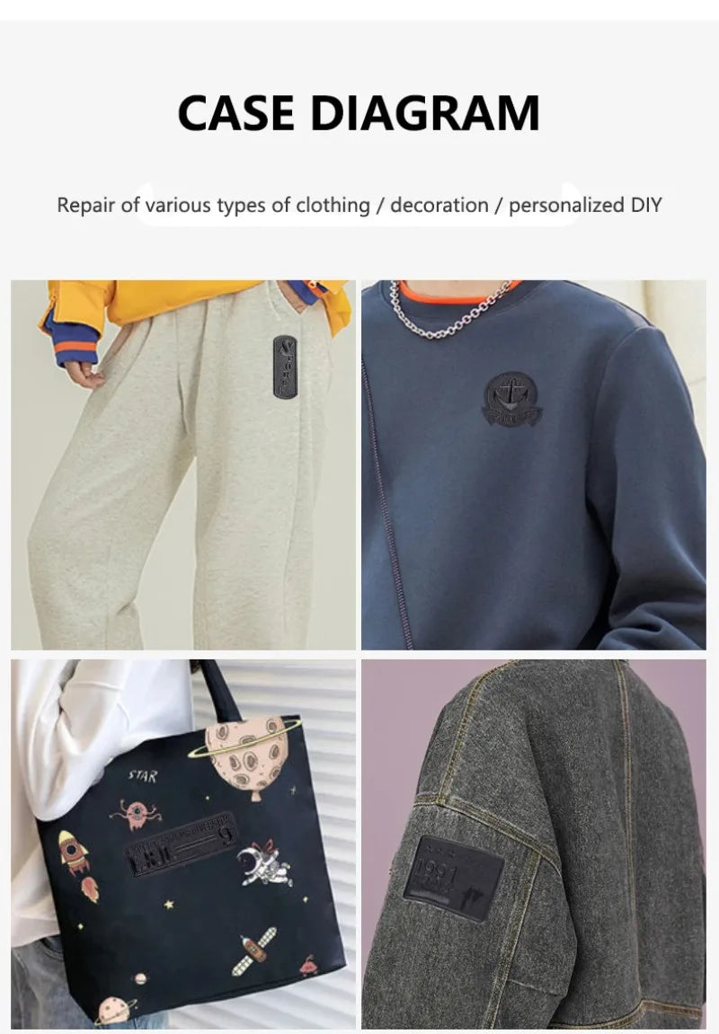 Sandsberg | Selbstklebendes Stoffleder-Patch