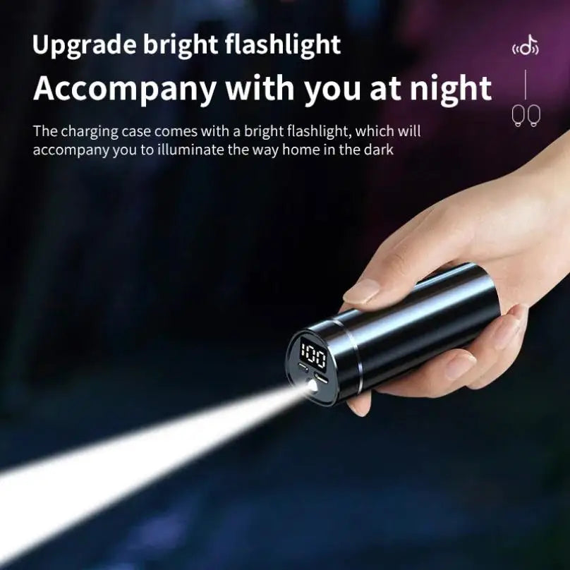 Sandsberg Super Lightweight True Wireless Kopfhörer Ohrstöpsel Mit Etui & Taschenlampe