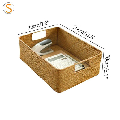 Sandsberg | Stylischer geflochtener Storage Basket – Vielseitiger Organizer für Spielzeug, Snacks und Kleidung mit praktischen Griffen