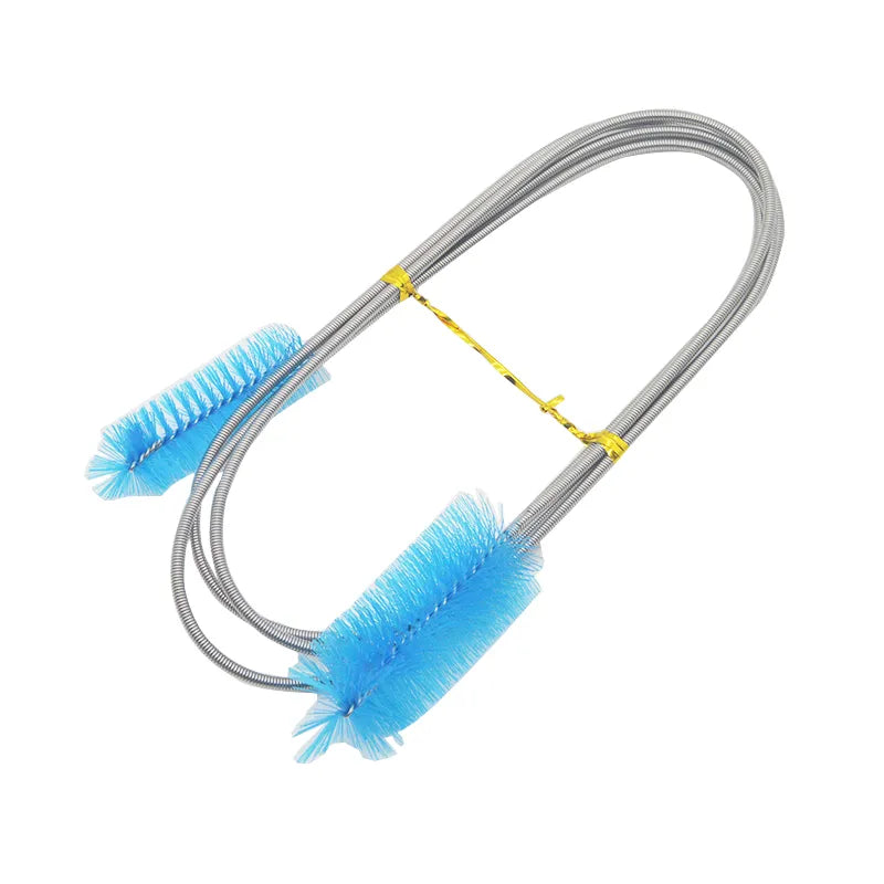 Edelstahl-Aquarium-Reinigungsbürste für Lilienrohr, Luftschlauch, Schlauch und Wasserpumpenzubehör