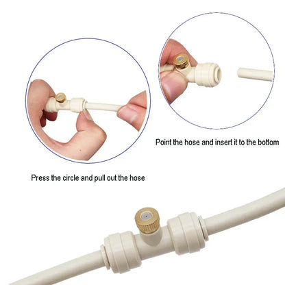 Sandsberg | Misting System für Terrasse und Garten – Kühlendes Sprühset für Sonnenschirm und Pavillon