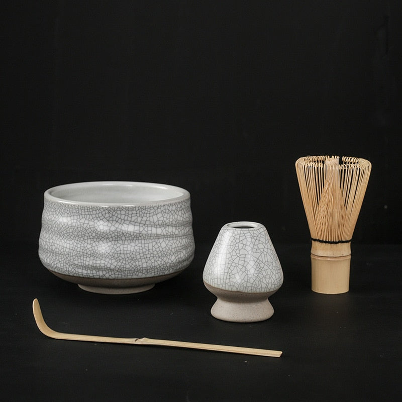 Japanischer Matcha, geeignet zum Bürsten einer Schüssel Tee, Schneebesen, Keramik-Ei-Schläger, Matcha für japanische Teezeremonie, Tee-Set manuell
