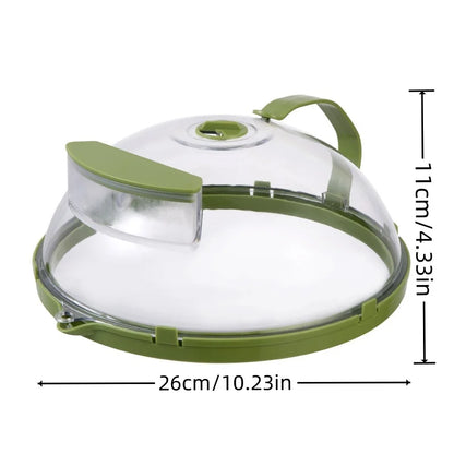 Sandsberg | Mikrowellen Spritzschutz mit Wasser Dampfgarer