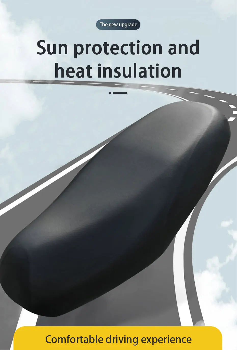 Sandsberg | Universelle elastische Motorradsitzabdeckung