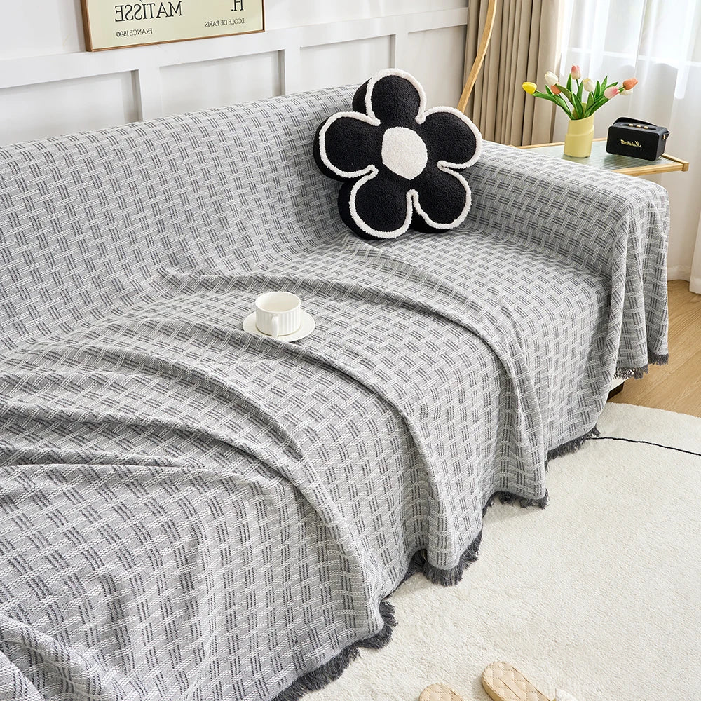 Sandsberg | DualComfort Wendbare Sofabezug – Stylischer, Waschbarer Couchschutz für 3–4-Sitzer Sofas