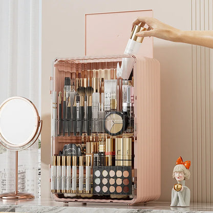 Sandsberg | Luxo Luxus Make-up Aufbewahrungsbox – Staubdichter Kosmetik-Organizer mit magnetischer Tür
