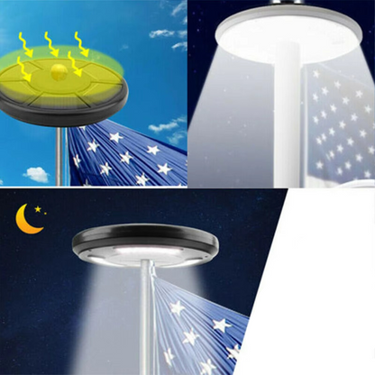 Sandsberg | Elite Solarbetriebene LED-Flaggenmast- & Außenleuchte