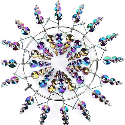 Sandsberg | Verzaubernde solarbetriebene 3D kinetische Windsäule für Gärten