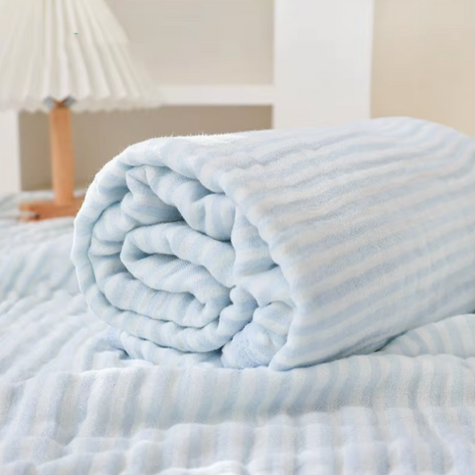 Sandsberg | Premium 6-Lagen Musselin Baumwolle & Bambus Mischung Baby Wickeldecke